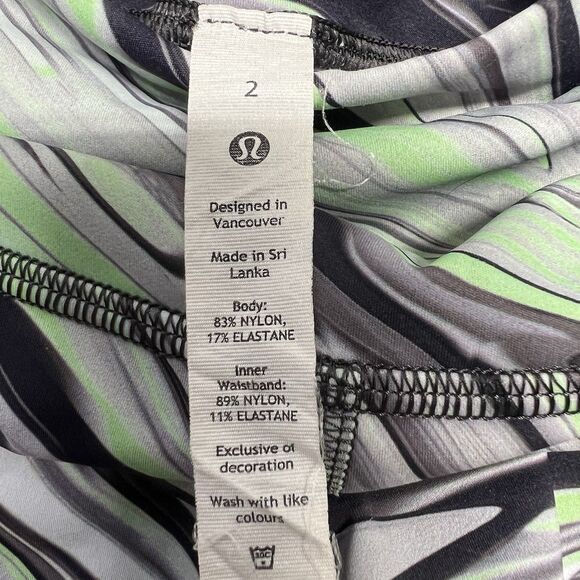 Lululemon Base Pace High Rise Short 8" Size 2 Nulux Paint Glide Warp Pocket Run - Picture 6 of 7